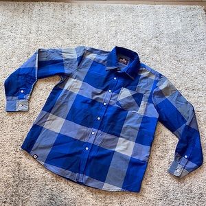 Akademiks plaid button down